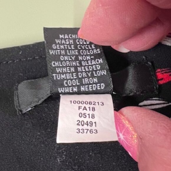 Alfani Womens Floral Tunic, Asymmetric Hem, Scoop Neck, 3/4 Sleeves, Size 3X - Picture 5 of 5